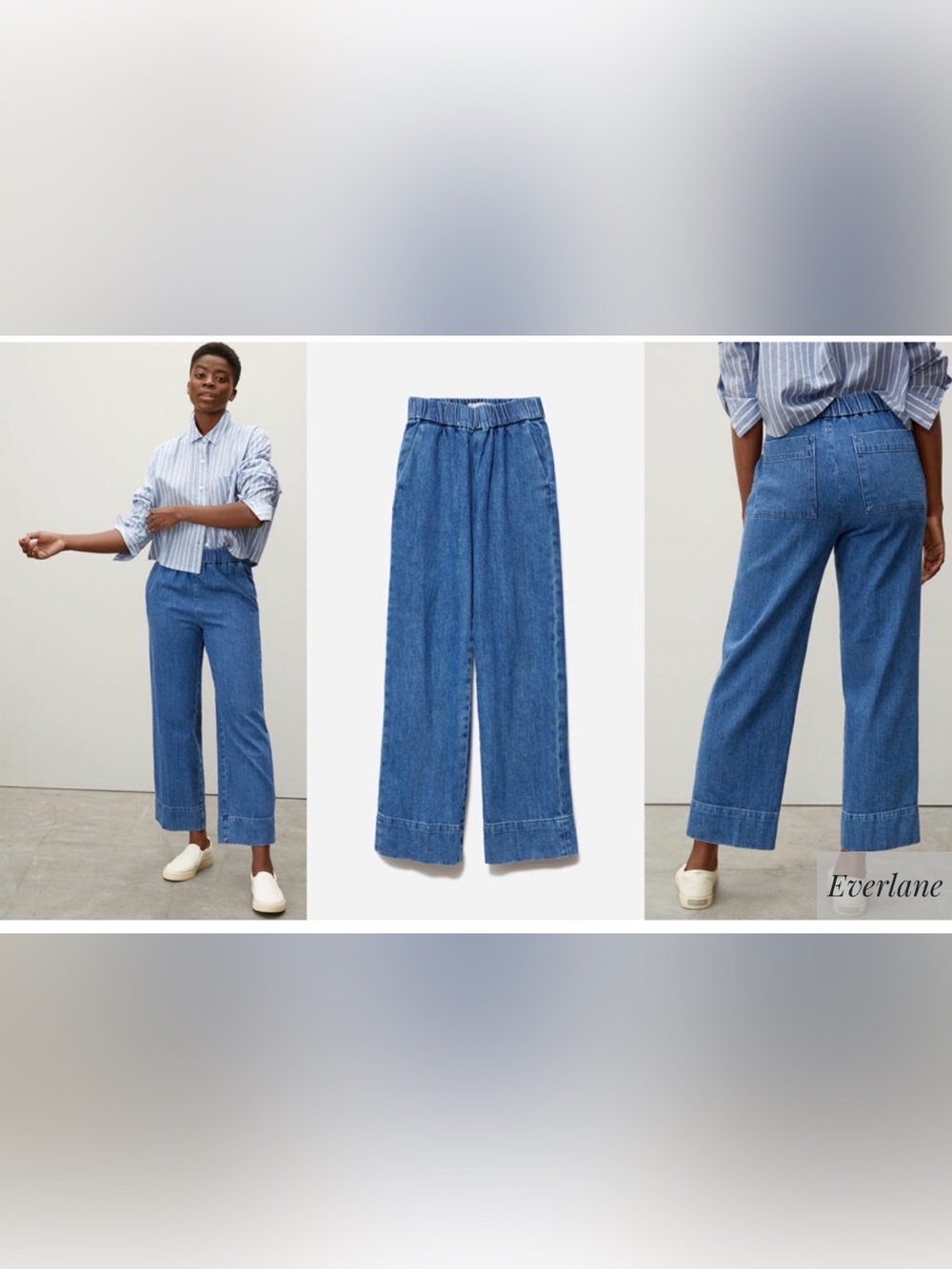 Everlane The Easy Jean in Medium Blue Denim